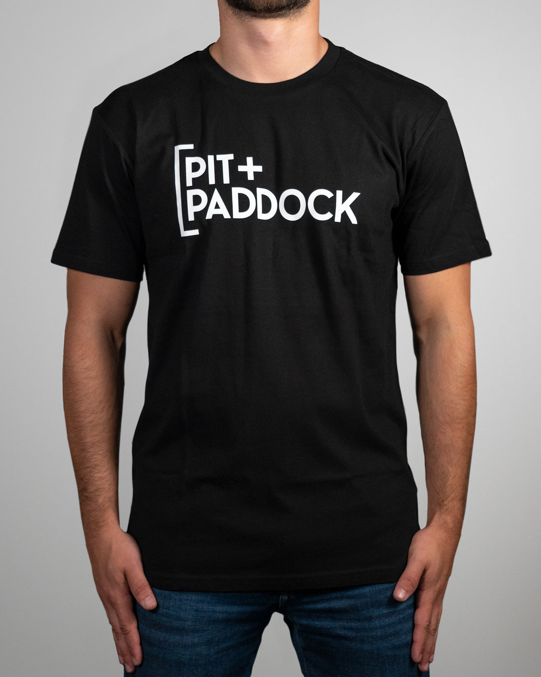 Pit+Paddock Stacked Logo T-Shirt