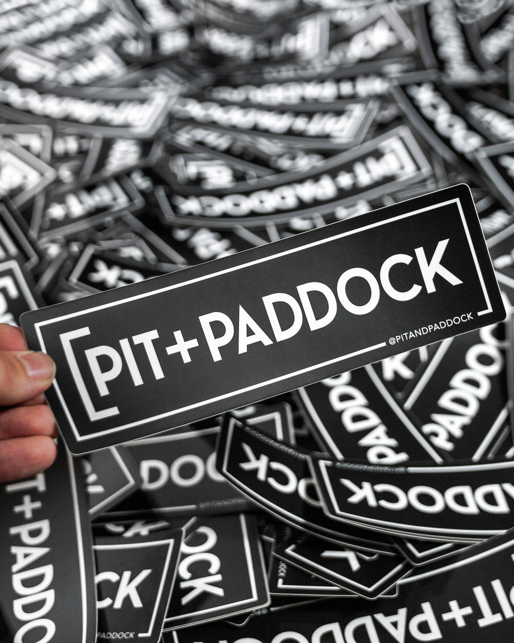 Pit+Paddock Large Logo Sticker